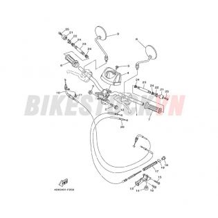 STEERING HANDLE & CABLE (4D04)