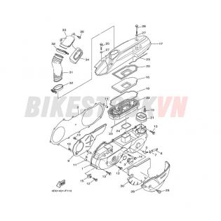 CRANKCASE COVER 1(4D06/07/08)