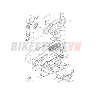 CRANKCASE COVER 1 (20BA/BB)