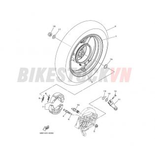 REAR WHEEL FOR CAST WHEEL (52B1/2/3)