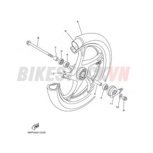 FRONT WHEEL FOR CAST WHEEL(1PN8)