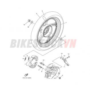 REAR WHEEL FOR CAST WHEEL(1PN8)