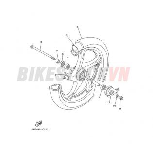 FRONT WHEEL FOR CAST WHEEL (4C95)