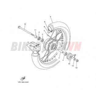 FRONT WHEEL FOR DISK BRAKE (4C96)