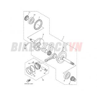 CRANKSHAFT & PISTON(5P07/8)