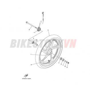 FRONT WHEEL FOR CAST WHEEL(5P08)