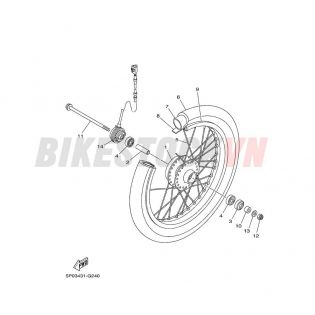 FRONT WHEEL FOR SPOKE WHEEL(5P07)