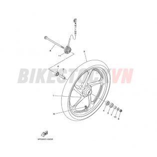 FRONT WHEEL FOR CAST WHEEL (1DC1)