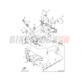 STEERING HANDLE & CABLE (1FPA/B)