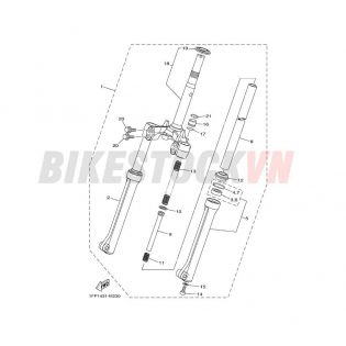 FRONT FORK FOR DRUM BRAKE(1FP3)