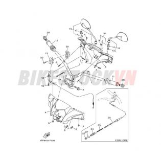 STEERING HANDLE & CABLE (1FP8/9)