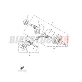 CRANKSHAFT & PISTON(50P1/S1/S2)