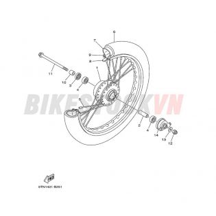 FRONT WHEEL FOR DISK BRAKE (50S1/50S2)