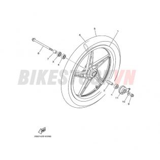 FRONT WHEEL FOR CAST WHEEL(2S49)