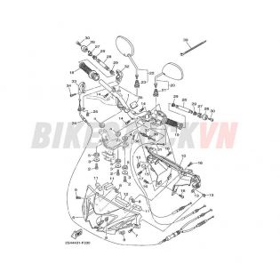 STEERING HANDLE & CABLE(5YP7)