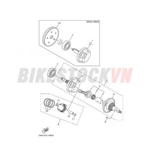 CRANKSHAFT & PISTON(2S4C/D)