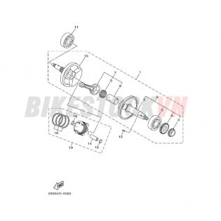 CRANKSHAFT & PISTON(2S59/A)