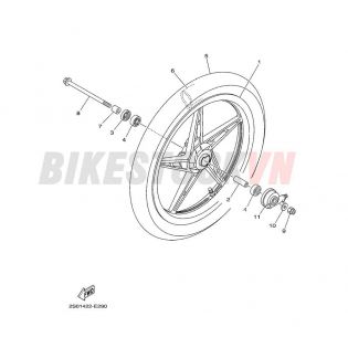 FRONT WHEEL FOR CAST WHEEL (2S59)