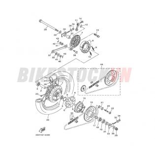 REAR WHEEL FOR SPOKE WHEEL(2S5A)