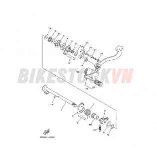 SHIFT SHAFT(2P0A/0B/15)