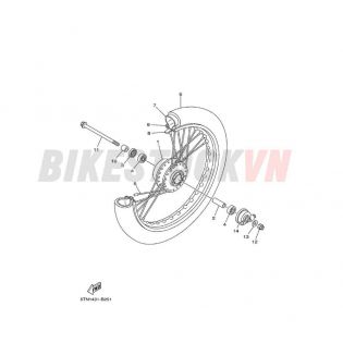 FRONT WHEEL FOR DISK BRAKE(2P0A/0B)