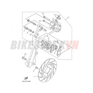 FRONT BRAKE CALIPER(2P0A/0B)