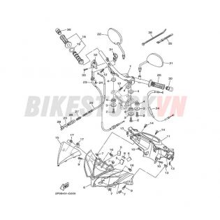 STEERING HANDLE & CABLE(2P0A/0B)