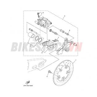 REAR BRAKE CALIPER