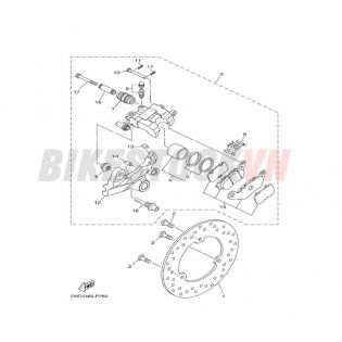 REAR BRAKE CALIPER