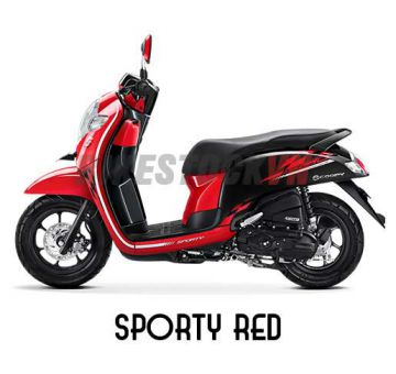 HONDA SCOOPY110 2018 SPORTY RED