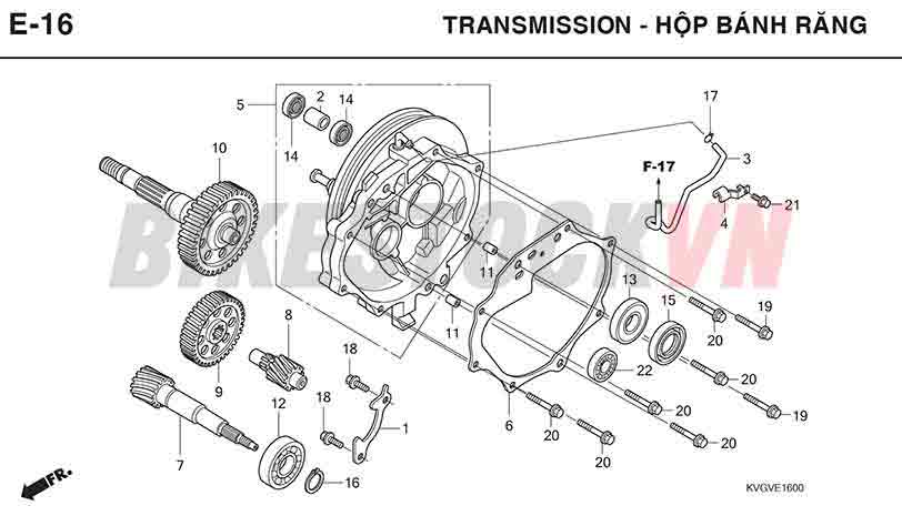 E-16_HỘP BÁNH RĂNG