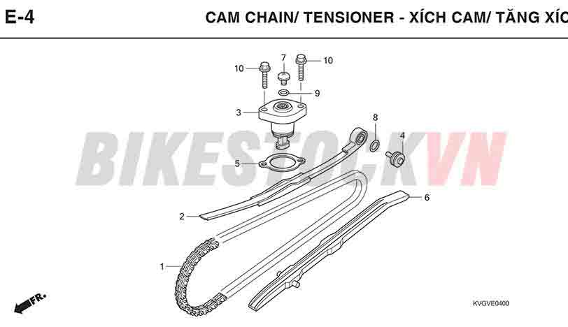 E-4_XÍCH CAM/ TĂNG XÍCH CAM