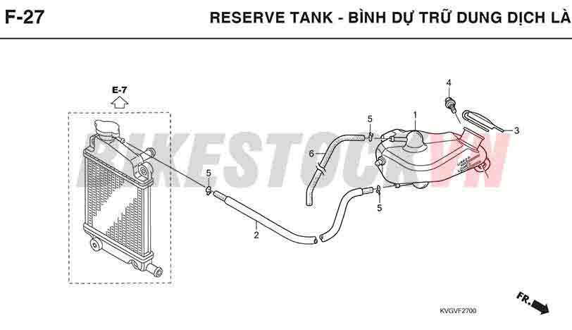 F-27_BÌNH DỰ TRỮ DUNG DỊCH LÀM MÁT