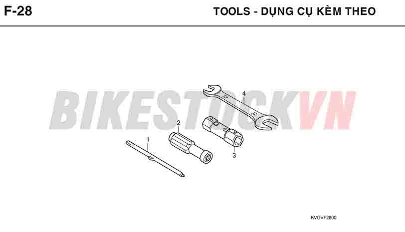 F-28_DỤNG CỤ KÈM THEO