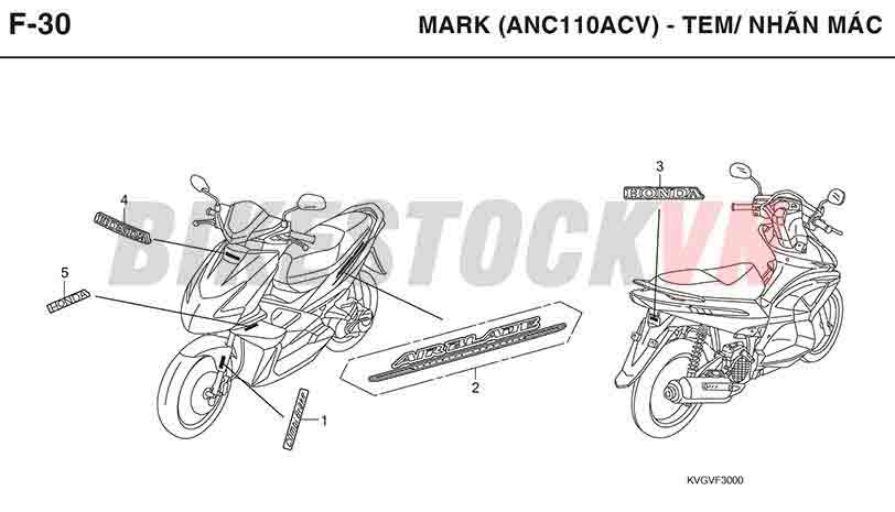 F-30_TEM/ NHÃN MÁC