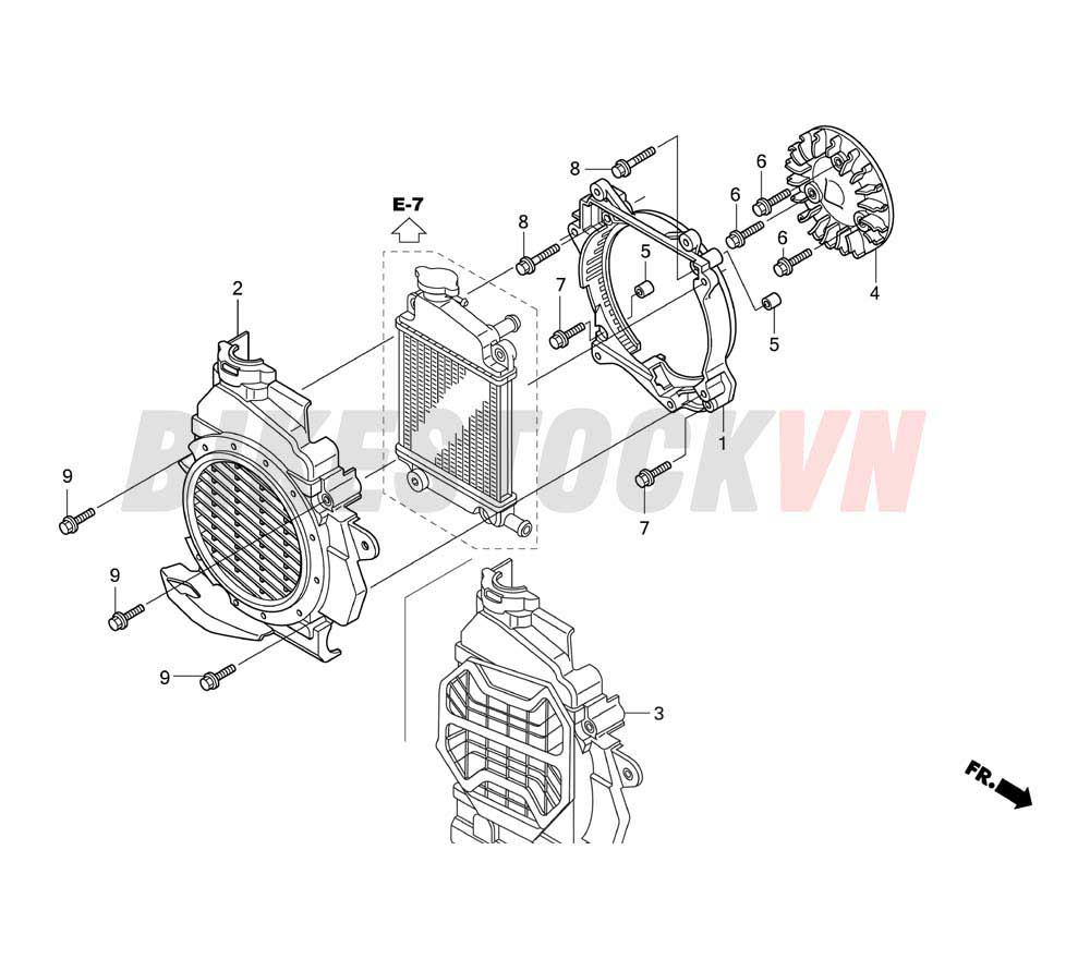 COOLING FAN/ RADIATOR COVER