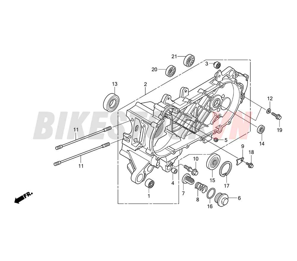 LEFT CRANKCASE