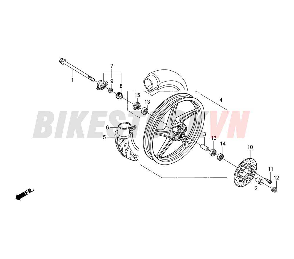 FRONT WHEEL(ANC110ACT/ART)