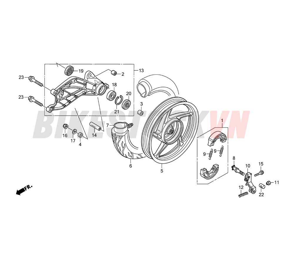 REAR WHEEL (ANC110ACT/ART)