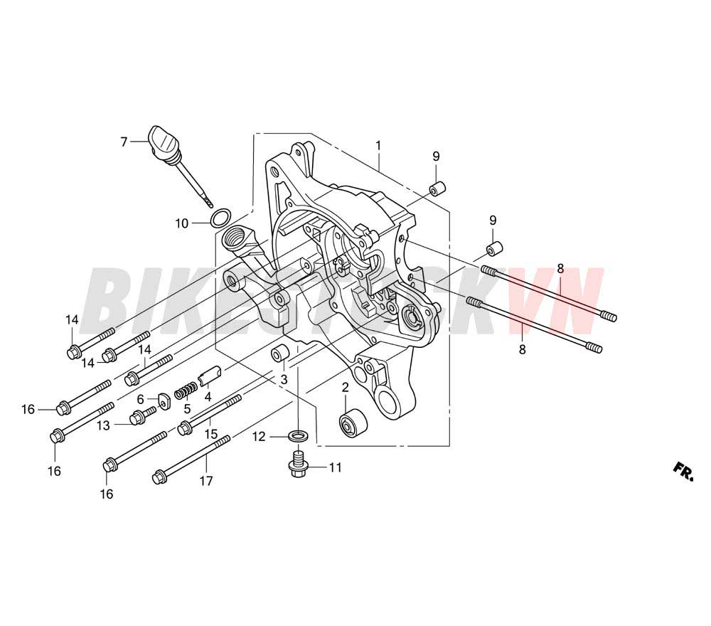 RIGHT CRANKCASE