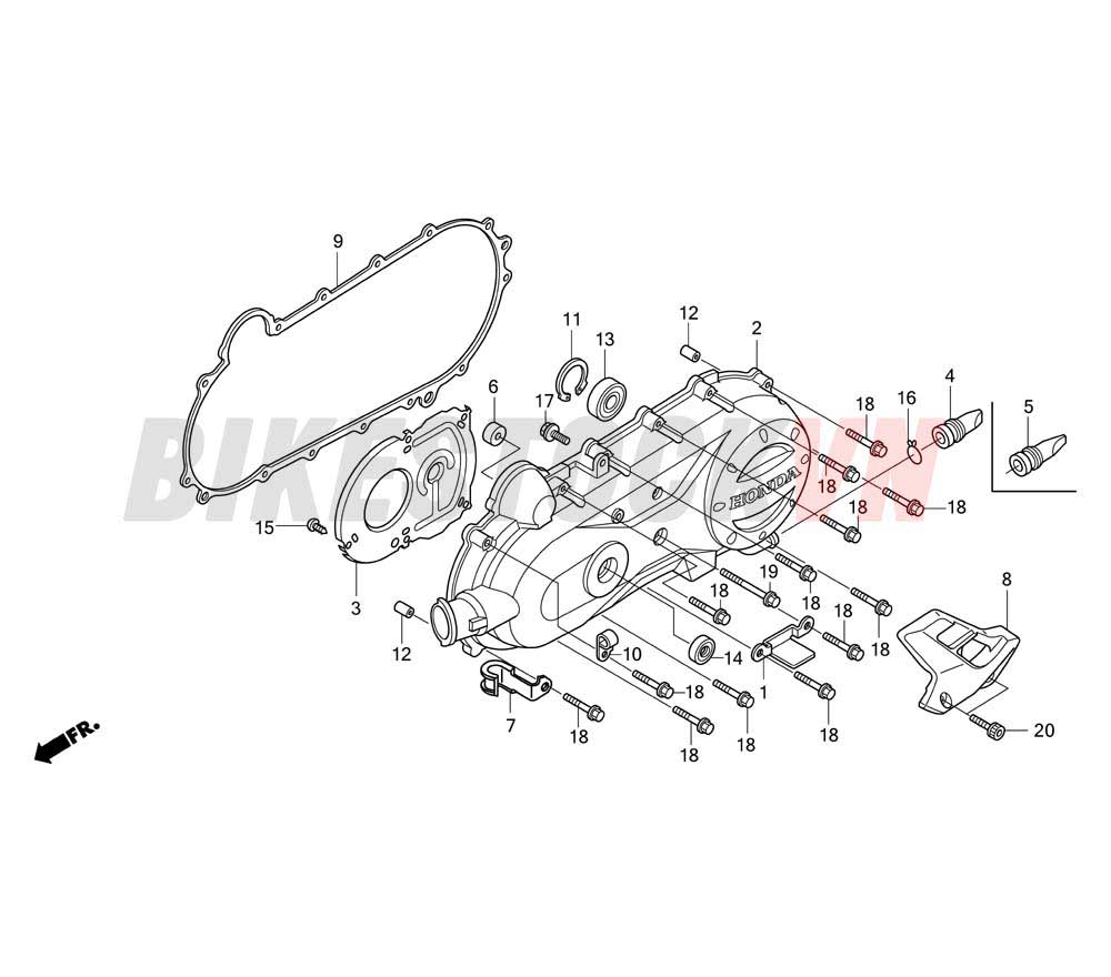 LEFT CRANKCASE COVER