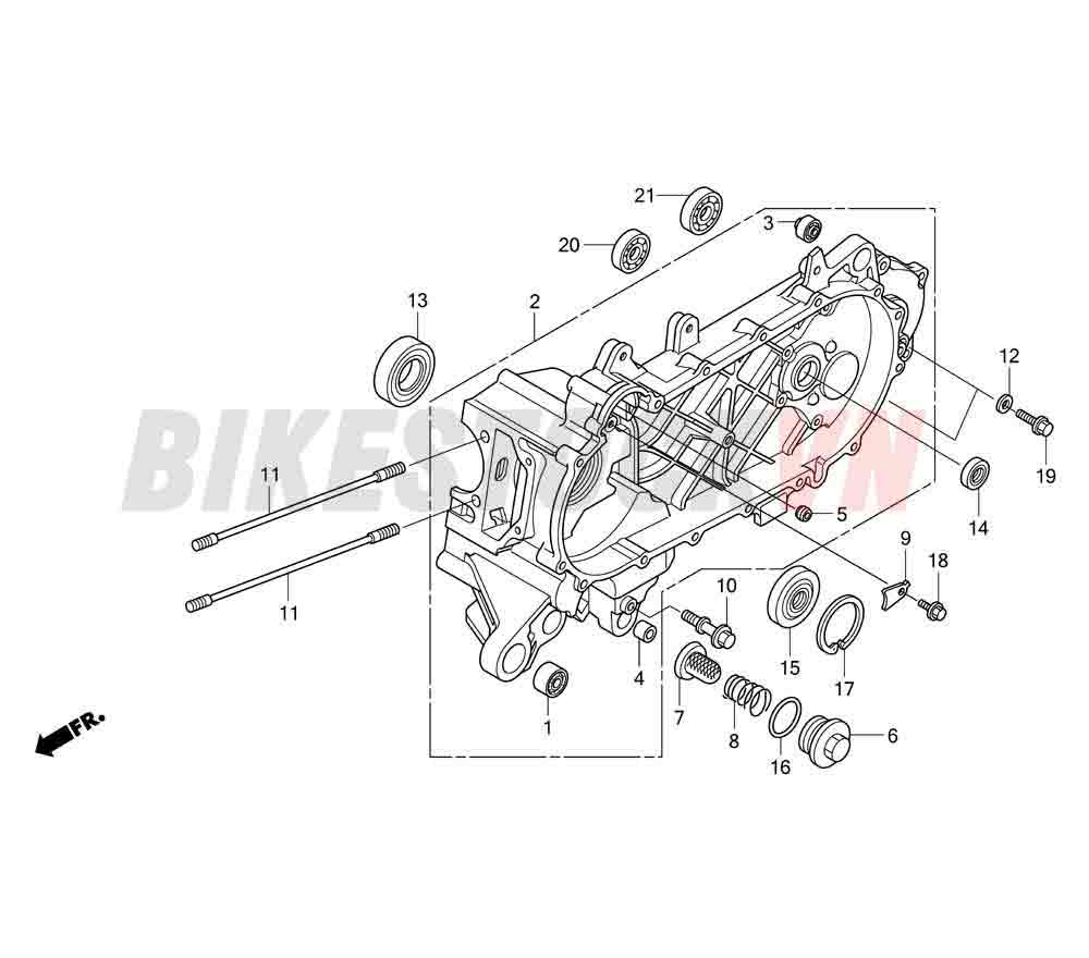 LEFT CRANKCASE