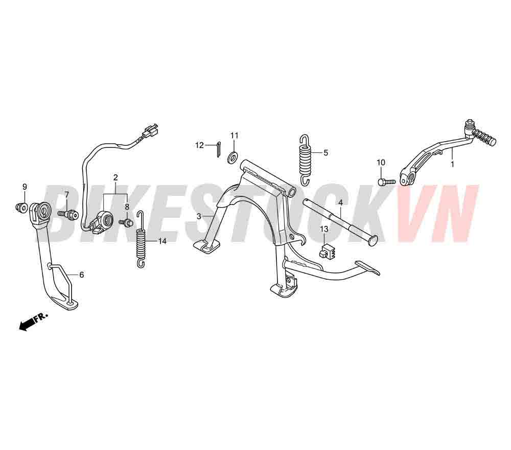 F-20_CHÂN CHỐNG/CẦN KHỞI ĐỘNG