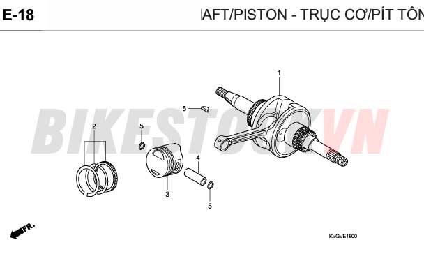 E-18_TRỤC CƠ/PISTON