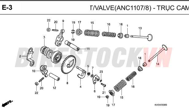 E-3_TRỤC CAM/XU PÁP