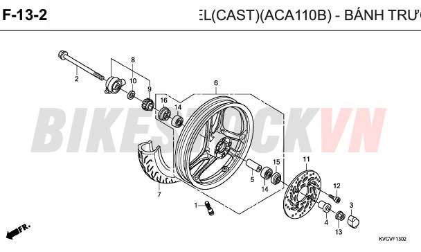 F-13-2_BÁNH TRƯỚC (VÀNH ĐÚC)