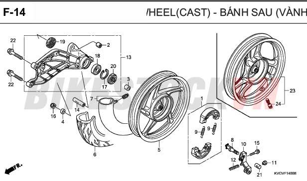 F-14_BÁNH SAU (VÀNH ĐÚC)