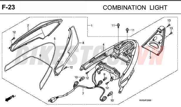 F-23_BỘ ĐÈN SAU
