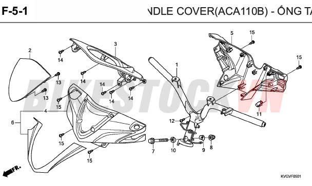 F-5-1_ỐP TAY LÁI/ỐNG TAY LÁI