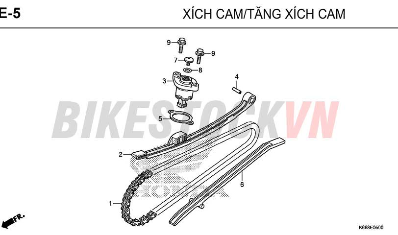 E-5_XÍCH CAM/TĂNG XÍCH CAM